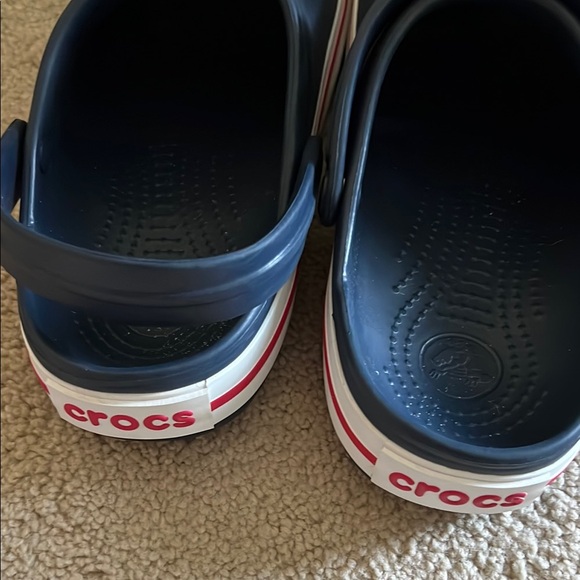 CROCS navy and Red Sandals with Classic Ventilation - Picture 2 of 5